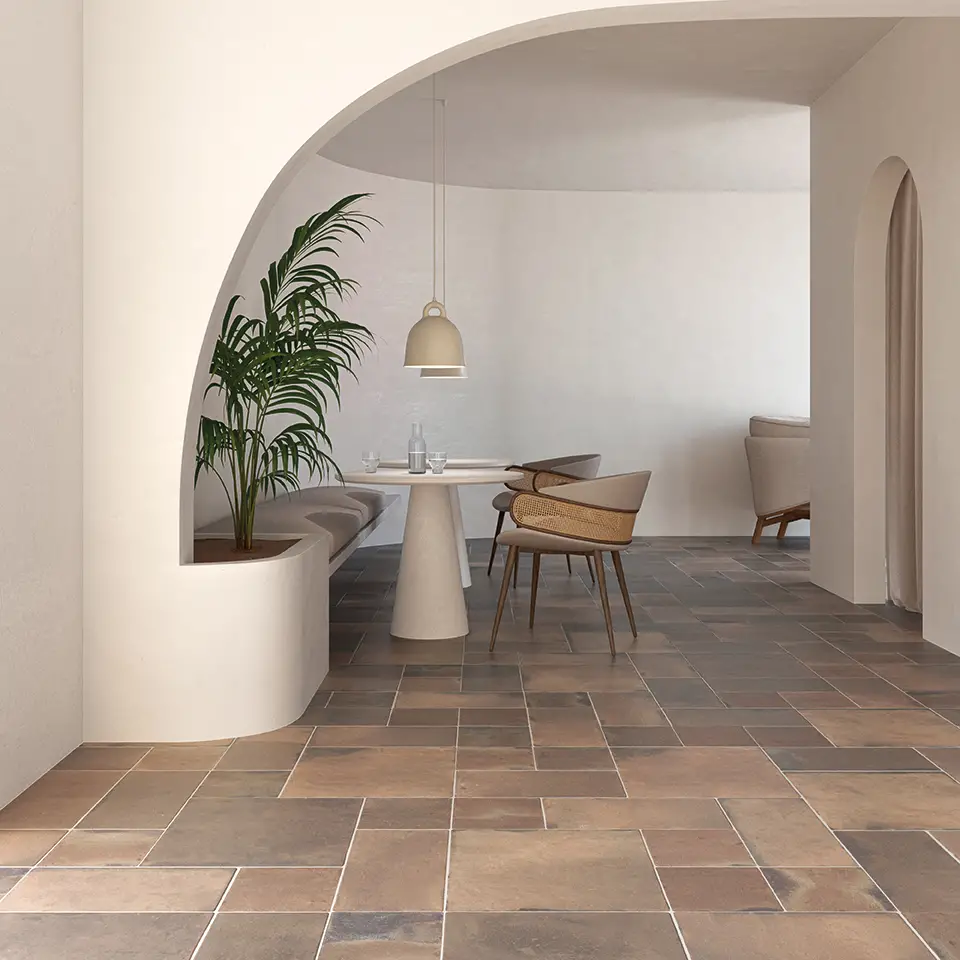 carrelage de la tour effet terre cuite sol et mur interieur et exterieur 22