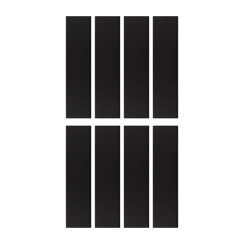 carrelage de la tour faience lisse nuit mat Eqcoosno black matt