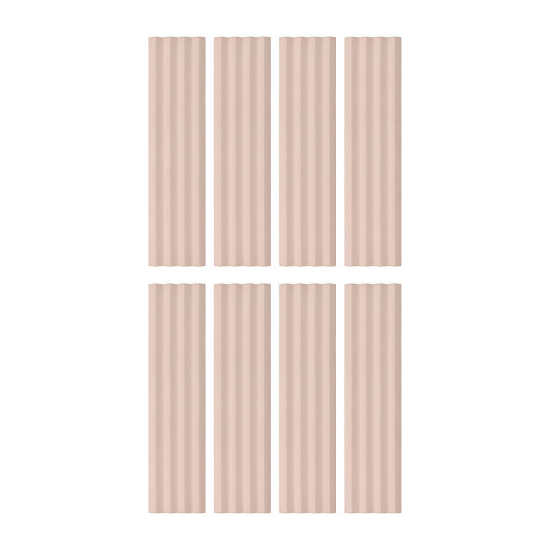 carrelage de la tour faience relief rose pale mat Eqcoosno pink stony pra mat