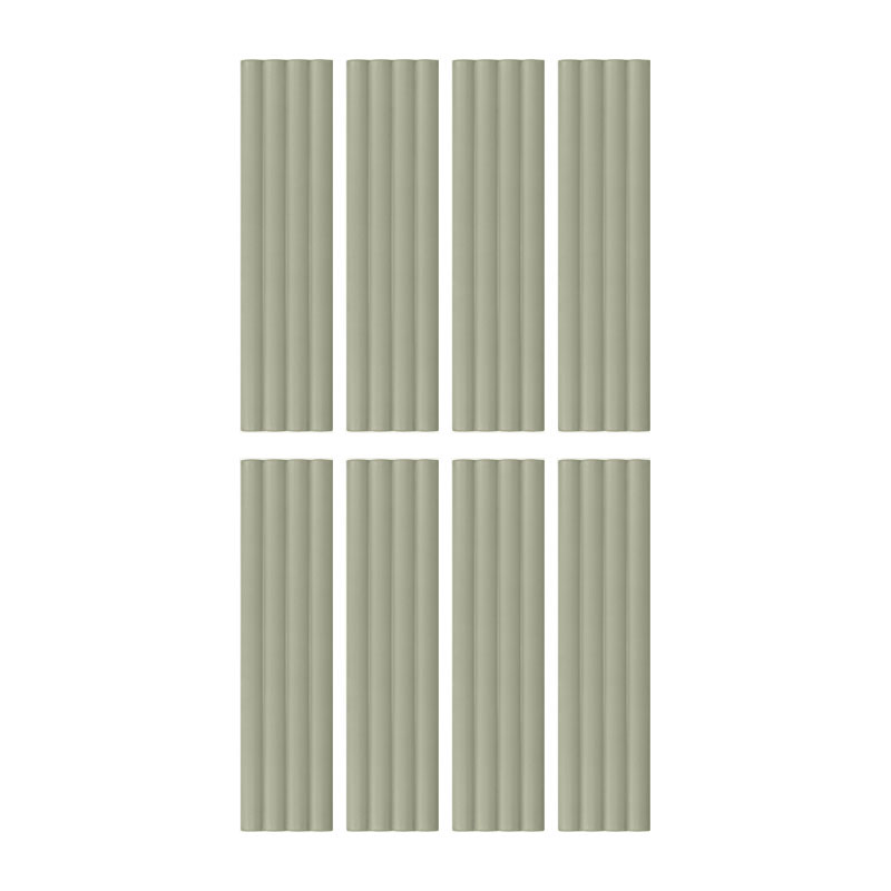 carrelage de la tour faience relief vert sauge mat Eqcoosno tansy green ond matt