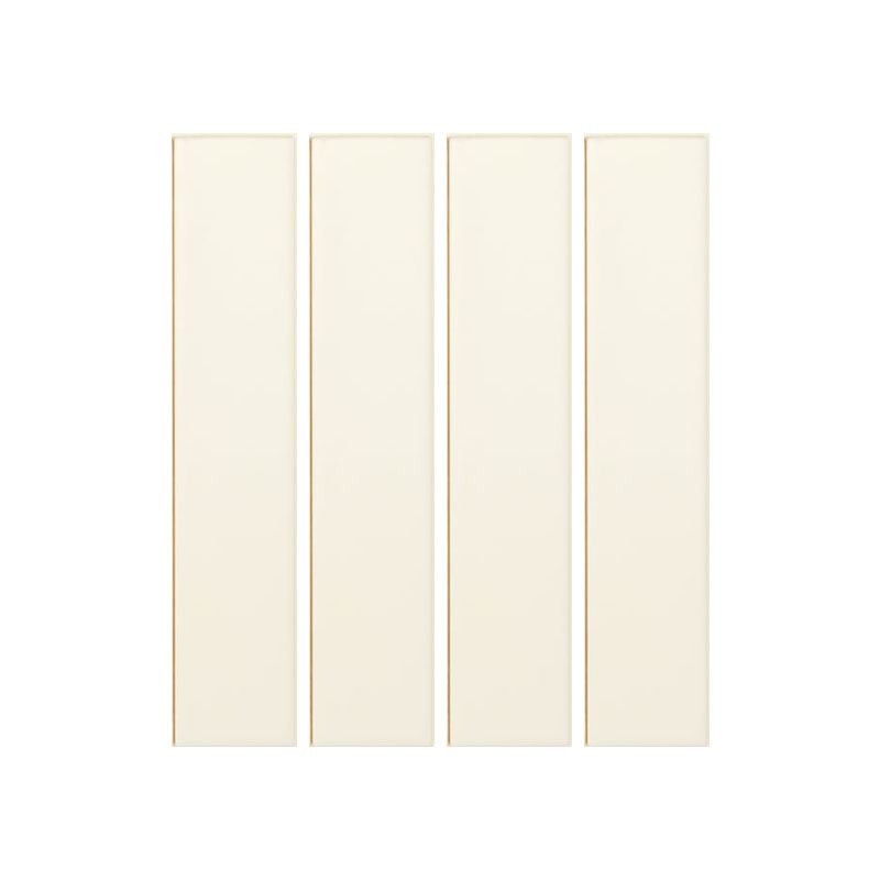 carrelage de la tour faience lisse hologramme creme cream mat