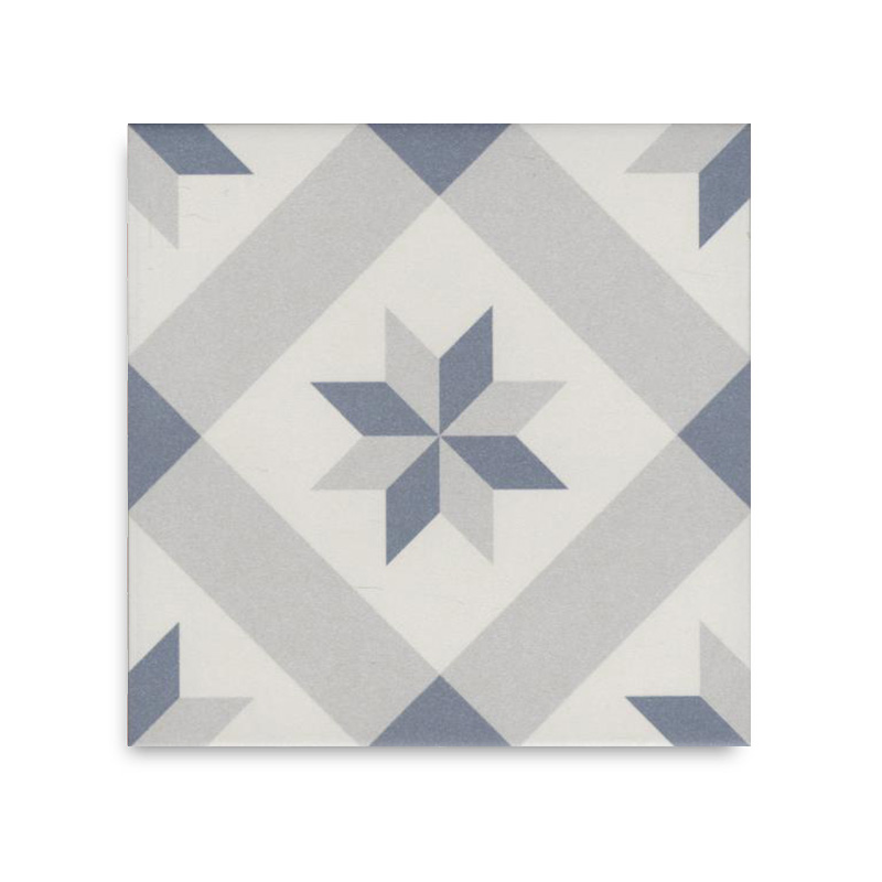 carrelage de la tour effet carreau de ciment gris bleu cuisine revlam dor