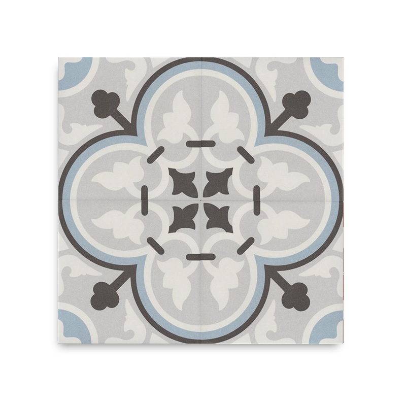 carrelage effet carreaux de ciment gris bleu cuisine revlam fla bleu 2