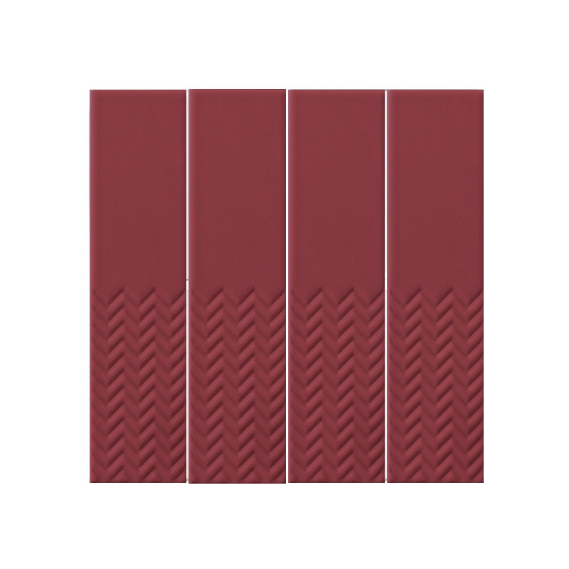 carrelage de la tour faience relief bordeaux mat quabis waves