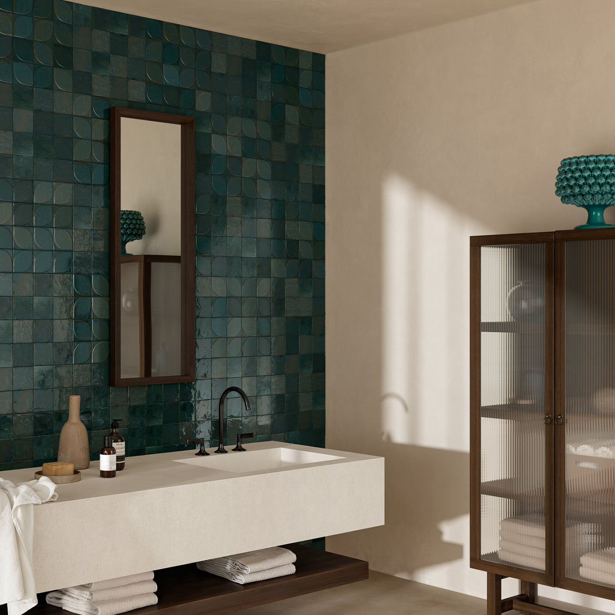 carrelage de la tour effet zellige marlu blue carr2