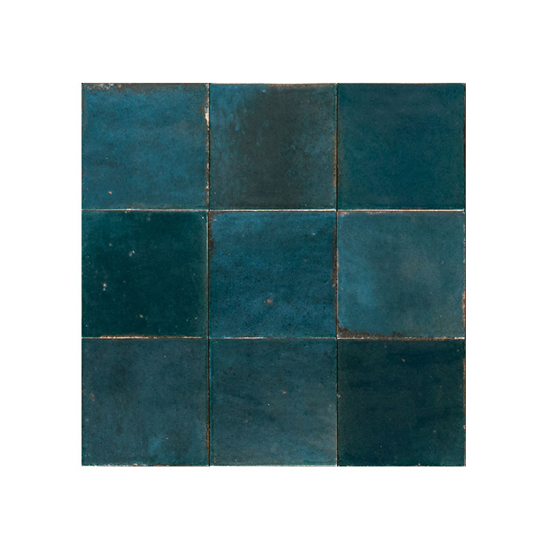 carrelage de la tour effet zellige marlu blue carre