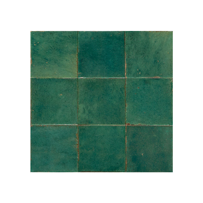 carrelage de la tour effet zellige marlu green carre