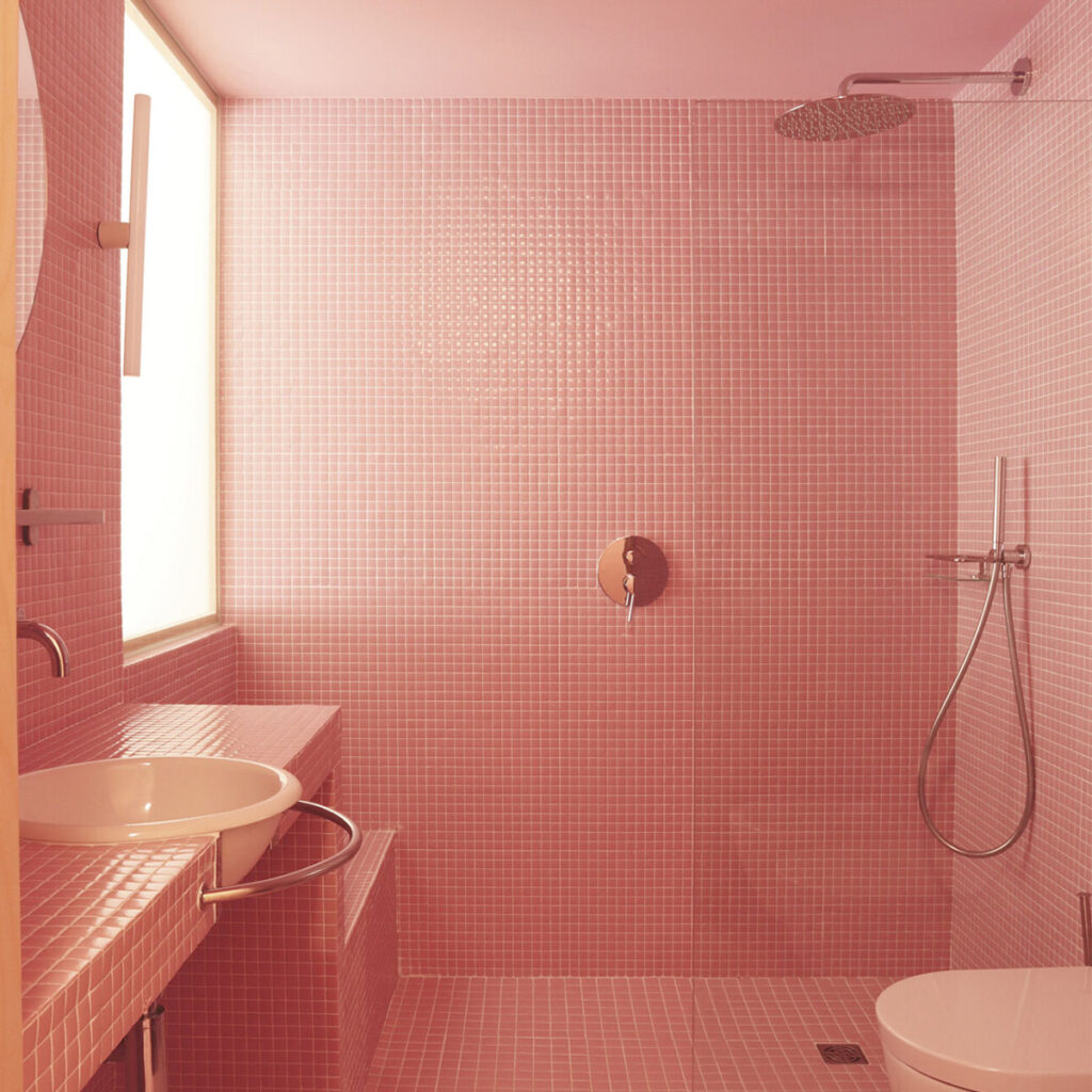 carelage de la tour mosaïque rose 255 4