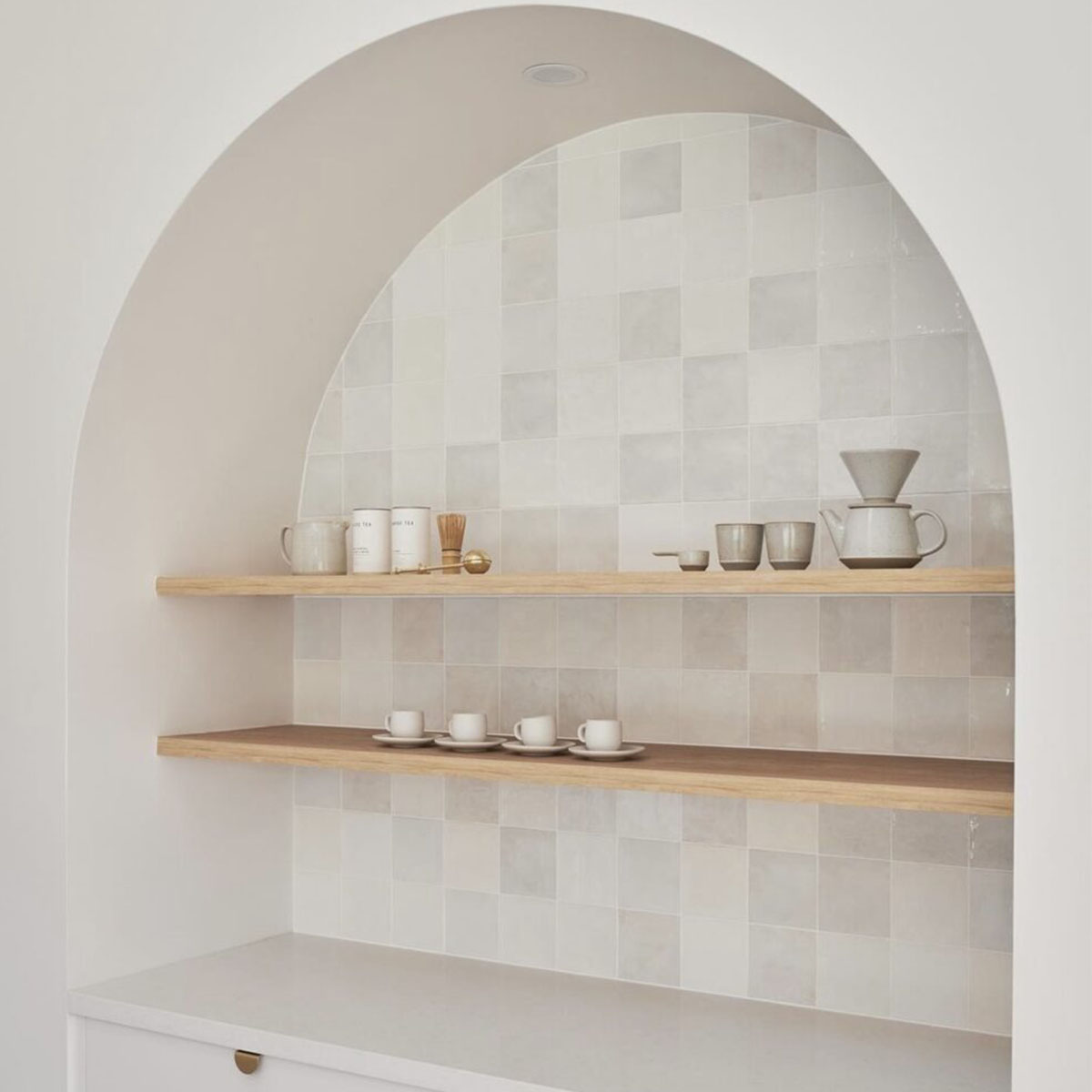 carrelage de la tour effet zellige blanc brillant 3
