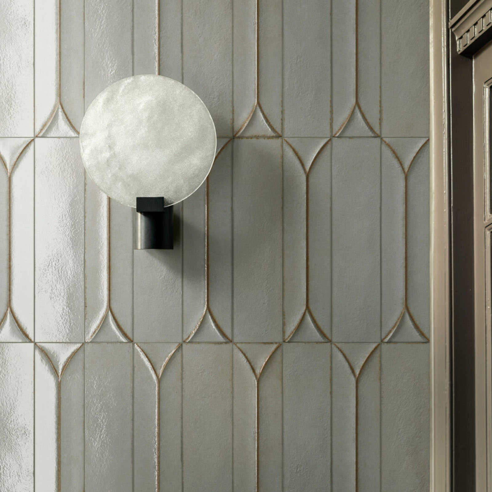 carrelage de la tour faience relief terra lichene losanga petit 1