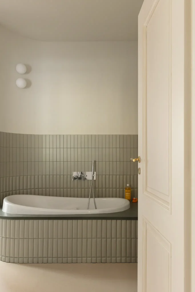 projet Brigida carrelage salle de bain grise