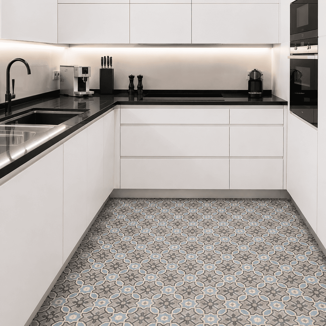 carreaux de cimen cuisine m0410