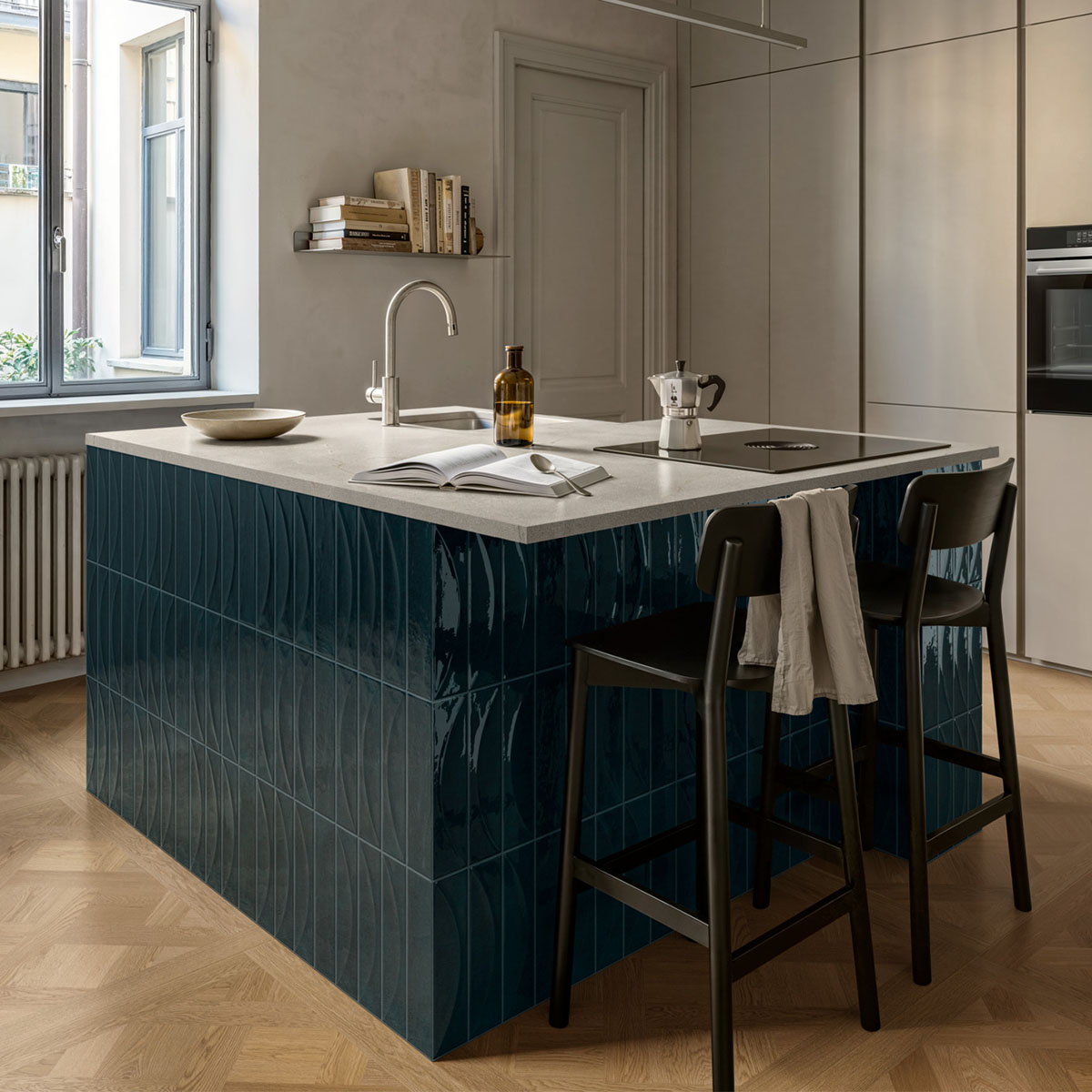 carrelage de la tour gres emaille bleu materlux 2