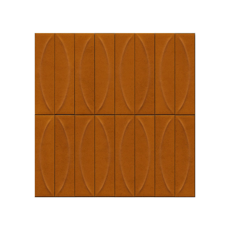 carrelage de la tour gres emaille orange 3d materlux 1