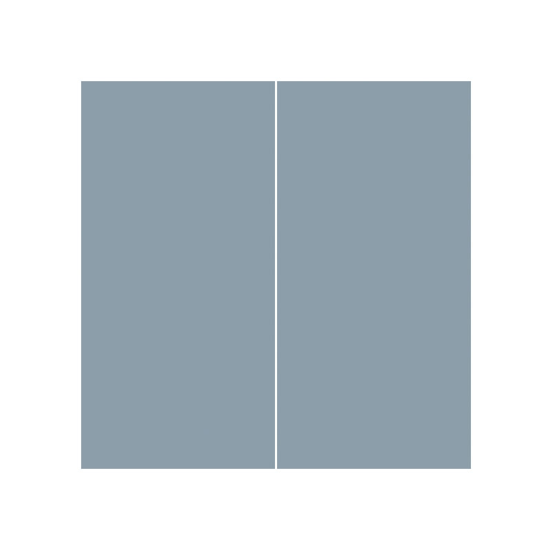 carrelage de la tour mural uni mat grand format bleu 1