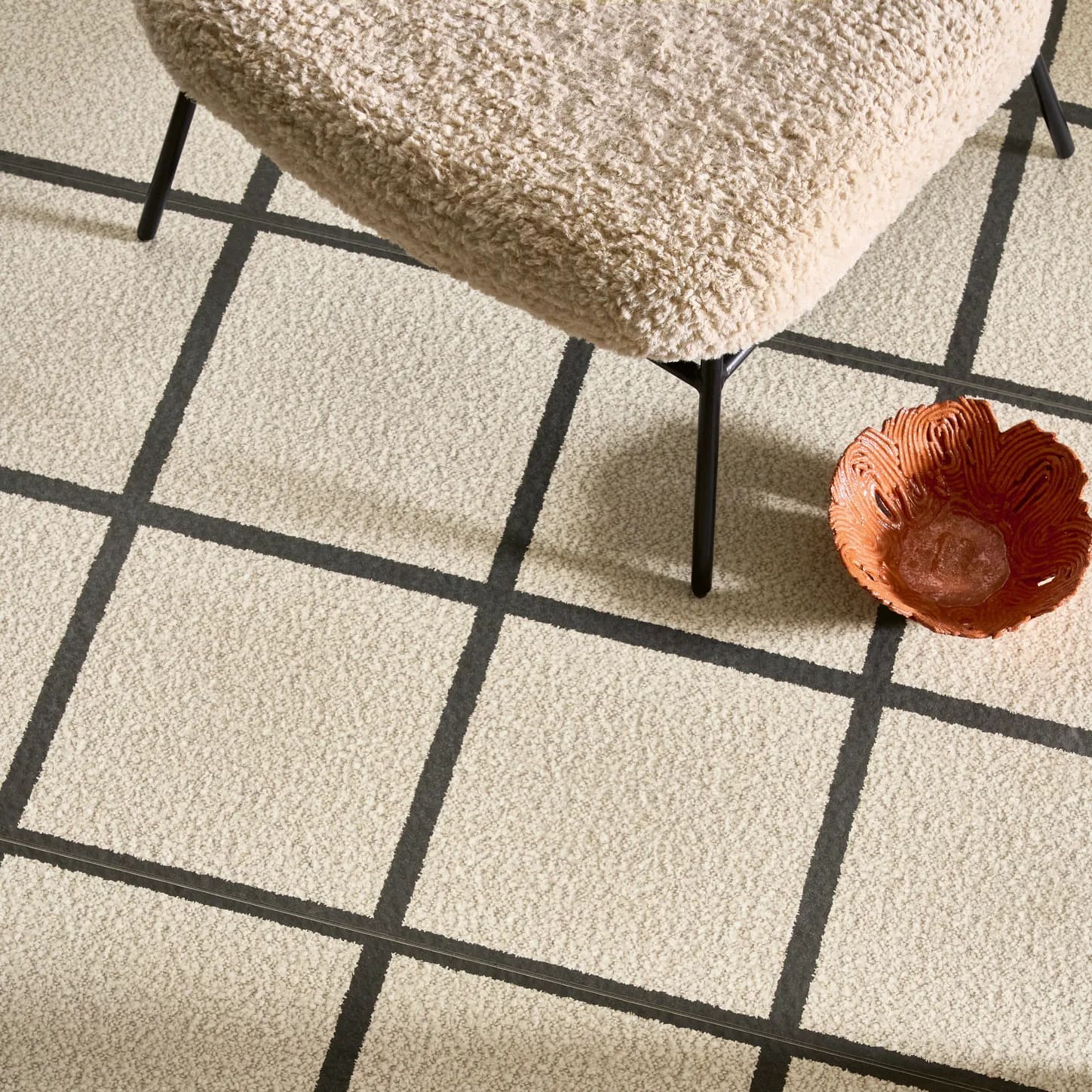 Carrelage Effet Tapis à Motif Carré Quatap Net
