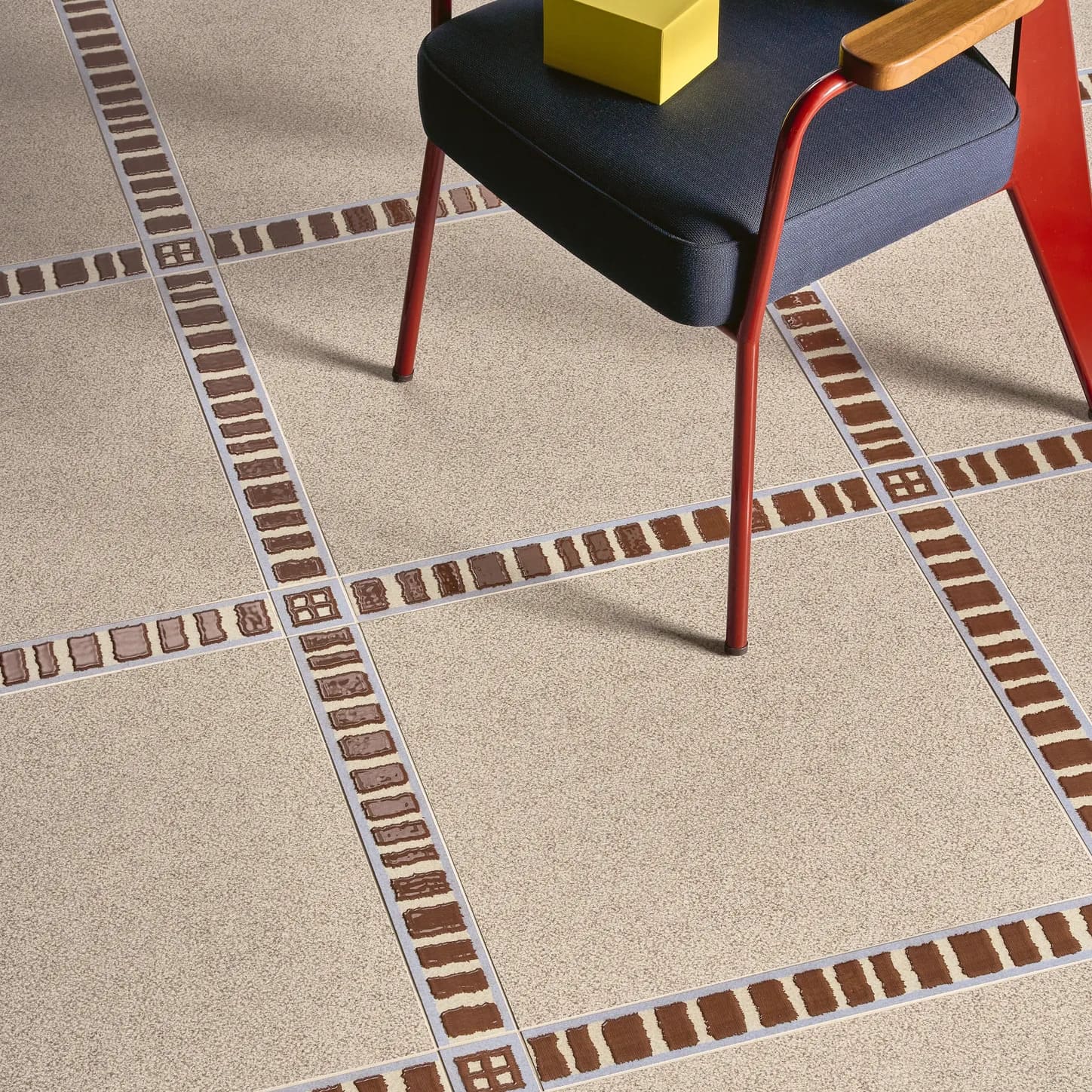 Carrelage Effet Tapis frise à Motif Quatap Thread / Node C